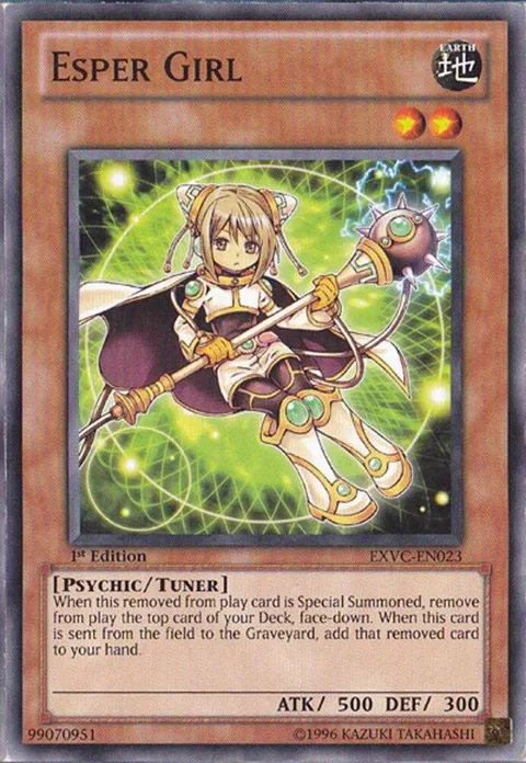 Esper Girl EXVC-EN023 Unlimited Yu-Gi-Oh card from Extreme Victory