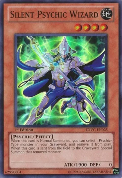 Silent Psychic Wizard EXVC-EN025 Unlimited Yu-Gi-Oh card from Extreme Victory