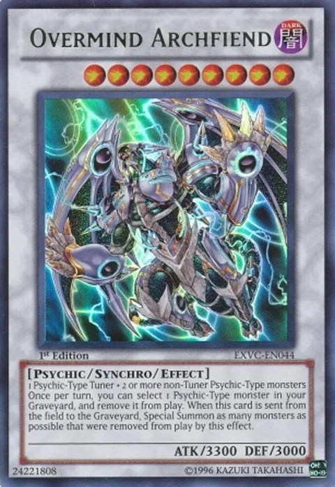 Overmind Archfiend EXVC-EN044 Unlimited Yu-Gi-Oh card from Extreme Victory