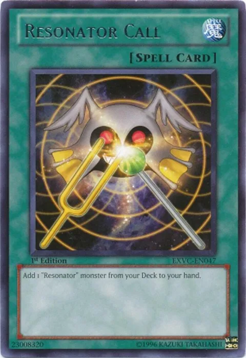 Resonator Call EXVC-EN047 Unlimited Yu-Gi-Oh card from Extreme Victory