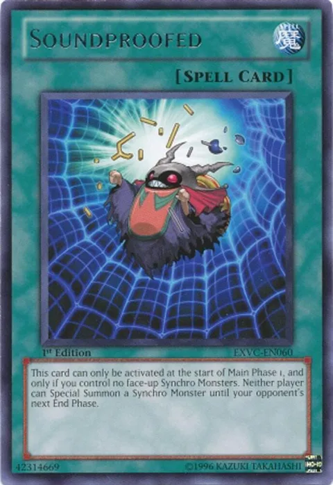 Soundproofed EXVC-EN060 1st Edition Yu-Gi-Oh card from Extreme Victory