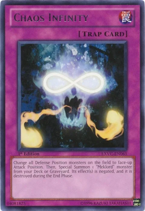 Chaos Infinity EXVC-EN065 Yu-Gi-Oh card from Extreme Victory