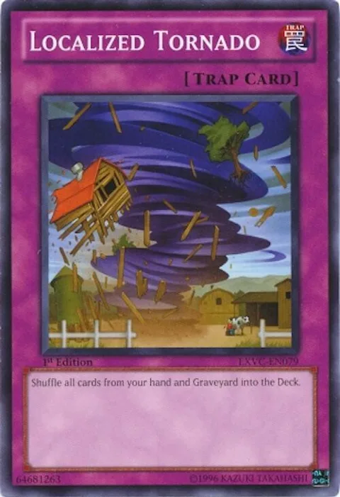 Localized Tornado EXVC-EN079 1st Edition Yu-Gi-Oh card from Extreme Victory