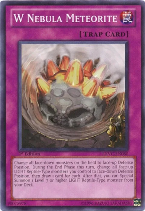 W Nebula Meteorite EXVC-EN080 1st Edition Yu-Gi-Oh card from Extreme Victory