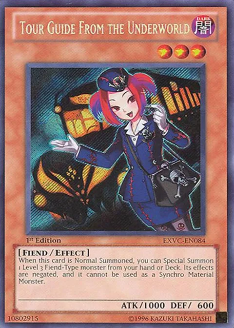 Tour Guide From the Underworld EXVC-EN084 1st Edition Yu-Gi-Oh card from Extreme Victory