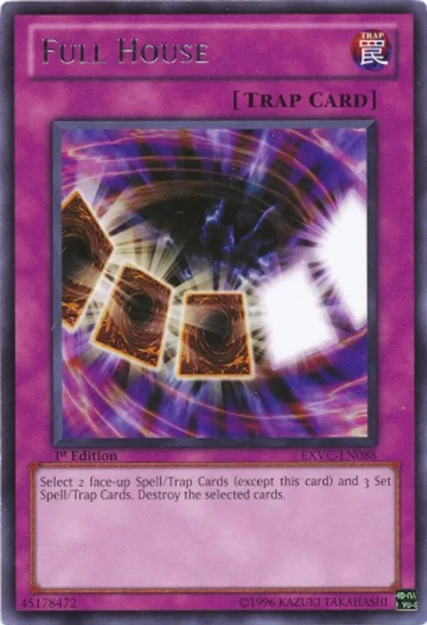 Full House EXVC-EN088 Yu-Gi-Oh card from Extreme Victory