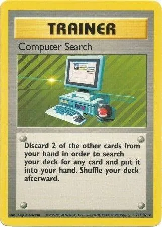 Computer Search #071/102 Pokémon card from Base Set