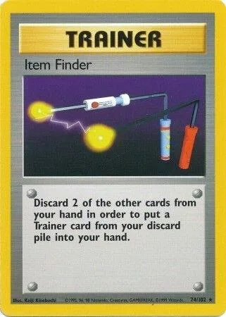 Item Finder #074/102 Pokémon card from Base Set