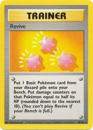 Revive #089/102 Pokémon card from Base Set
