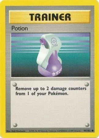 Potion #094/102 Pokémon card from Base Set