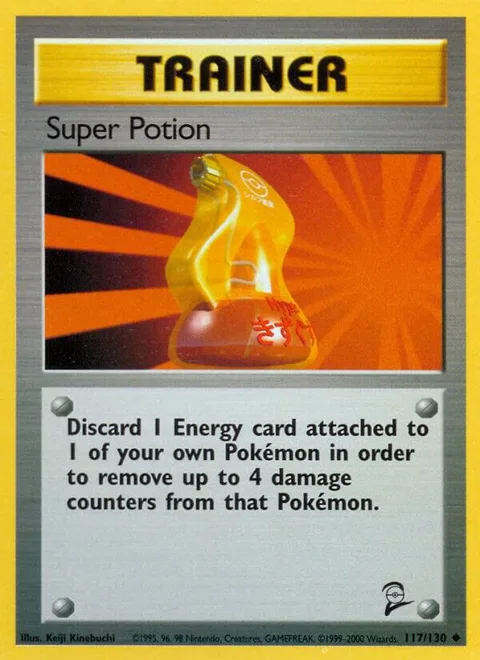 Super Potion #117/130 Pokémon card from Base Set 2