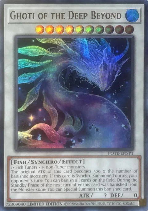 Ghoti of the Deep Beyond POTE-ENSP1 Yu-Gi-Oh card from Power of the Elements