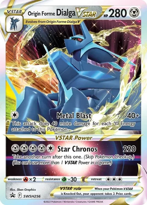 Origin Forme Dialga VSTAR #SWSH256 Holofoil Pokémon card from Sword & Shield Promo Cards