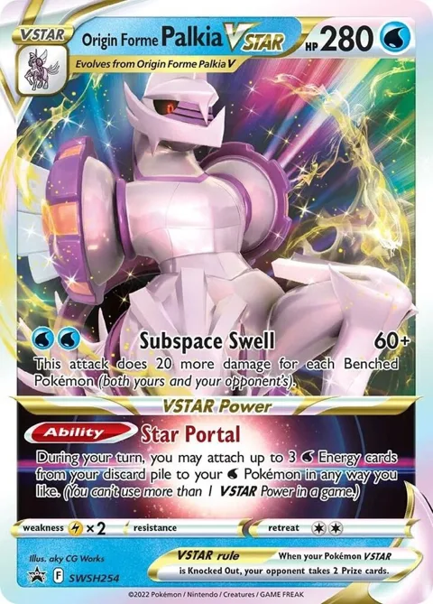 Origin Forme Palkia VSTAR #SWSH254 Holofoil Pokémon card from Sword & Shield Promo Cards