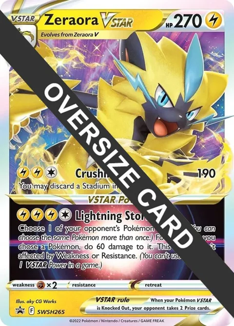 Zeraora VSTAR #SWSH265 Holofoil Pokémon card from Jumbo Cards