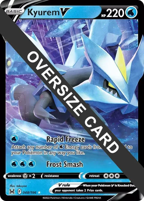 Kyurem V #048/196 Holofoil Pokémon card from Jumbo Cards