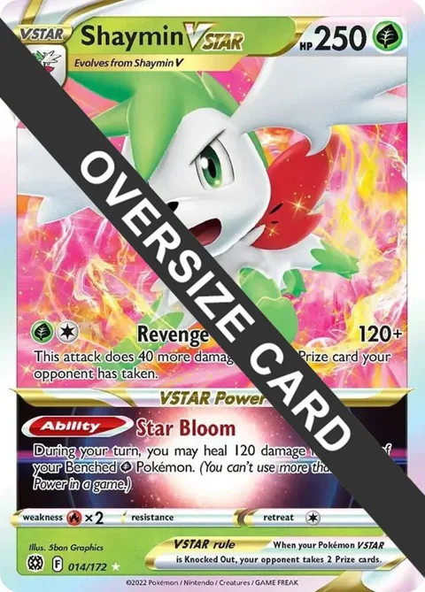 Shaymin VSTAR #014/172 Holofoil Pokémon card from Jumbo Cards