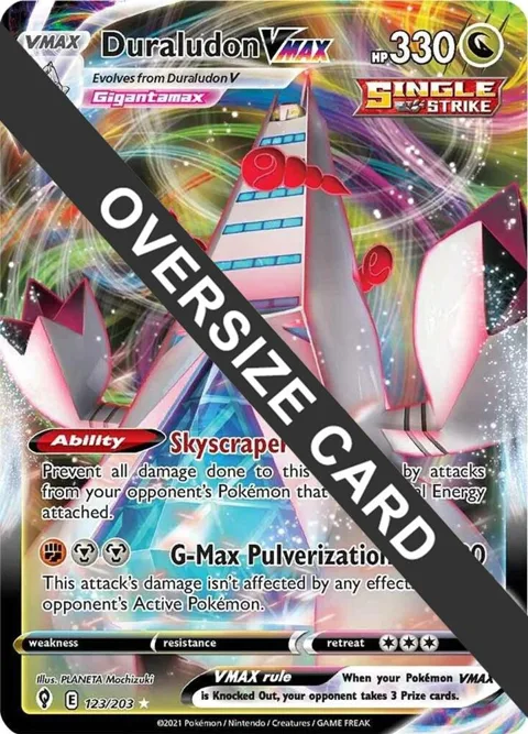 Duraludon VMAX #123/203 Holofoil Pokémon card from Jumbo Cards
