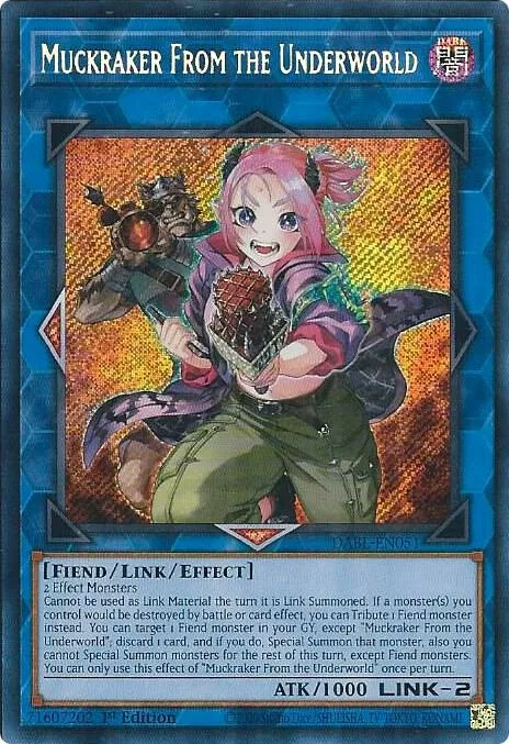 Muckraker From the Underworld DABL-EN051 Yu-Gi-Oh card from Darkwing Blast