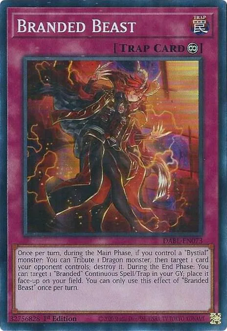 Branded Beast DABL-EN073 Yu-Gi-Oh card from Darkwing Blast