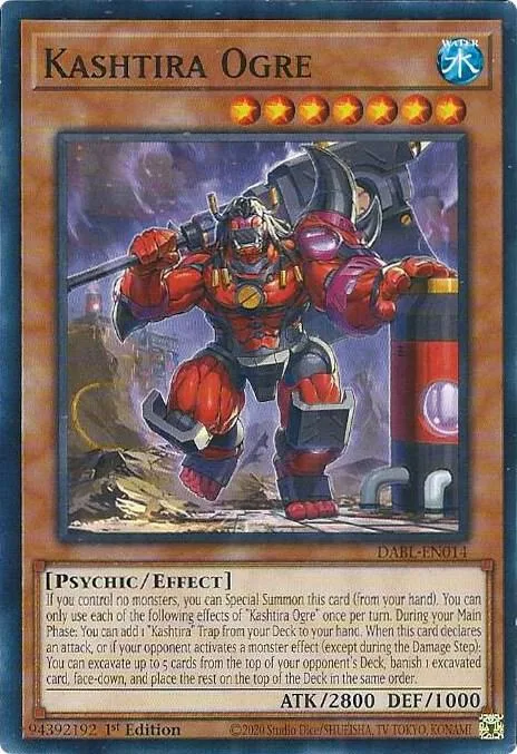 Kashtira Ogre DABL-EN014 Yu-Gi-Oh card from Darkwing Blast