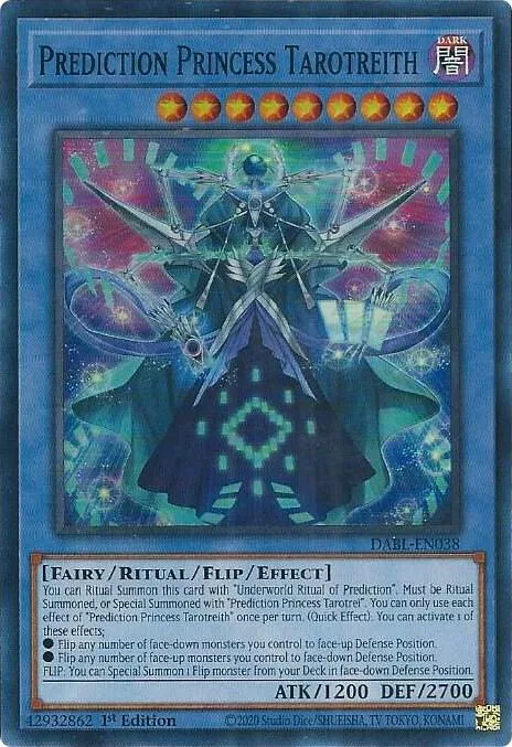 Prediction Princess Tarotreith DABL-EN038 Yu-Gi-Oh card from Darkwing Blast
