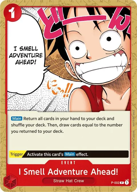 I Smell Adventure Ahead! Promotion Pack 2022 P-002 One Piece card from One Piece Promotion Cards