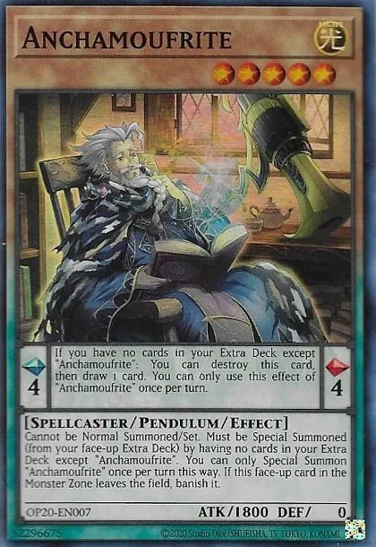 Anchamoufrite OP20-EN007 Yu-Gi-Oh card from OTS Tournament Pack 20