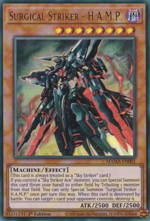 Surgical Striker - H.A.M.P. MAMA-EN001 Yu-Gi-Oh card from Magnificent Mavens