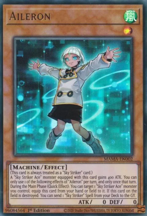 Aileron MAMA-EN002 Yu-Gi-Oh card from Magnificent Mavens