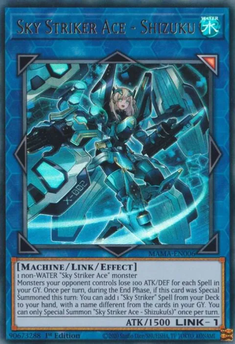 Sky Striker Ace - Shizuku MAMA-EN006 Yu-Gi-Oh card from Magnificent Mavens