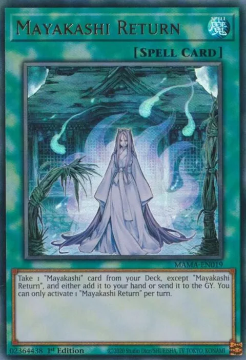 Mayakashi Return MAMA-EN019 Yu-Gi-Oh card from Magnificent Mavens