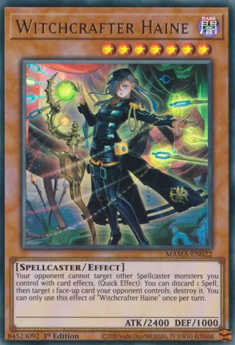 Witchcrafter Haine MAMA-EN022 Yu-Gi-Oh card from Magnificent Mavens