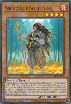 Shiranui Solitaire MAMA-EN054 Yu-Gi-Oh card from Magnificent Mavens