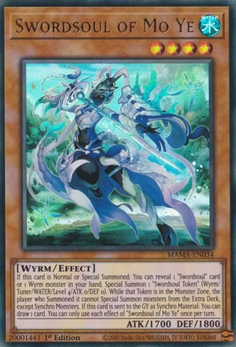 Swordsoul of Mo Ye MAMA-EN034 Yu-Gi-Oh card from Magnificent Mavens