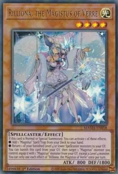 Rilliona, the Magistus of Verre MAMA-EN058 Yu-Gi-Oh card from Magnificent Mavens