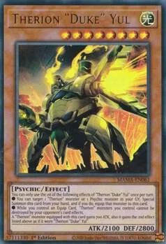 Therion "Duke" Yul MAMA-EN061 Yu-Gi-Oh card from Magnificent Mavens