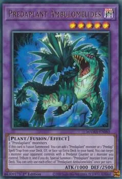 Predaplant Ambulomelides MAMA-EN065 Yu-Gi-Oh card from Magnificent Mavens