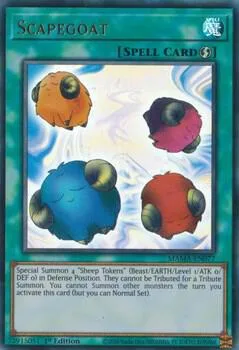 Scapegoat MAMA-EN077 Yu-Gi-Oh card from Magnificent Mavens