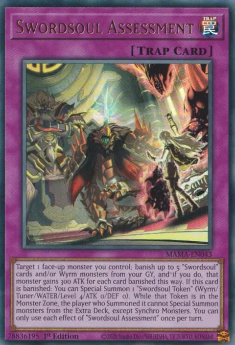 Swordsoul Assessment MAMA-EN043 Yu-Gi-Oh card from Magnificent Mavens