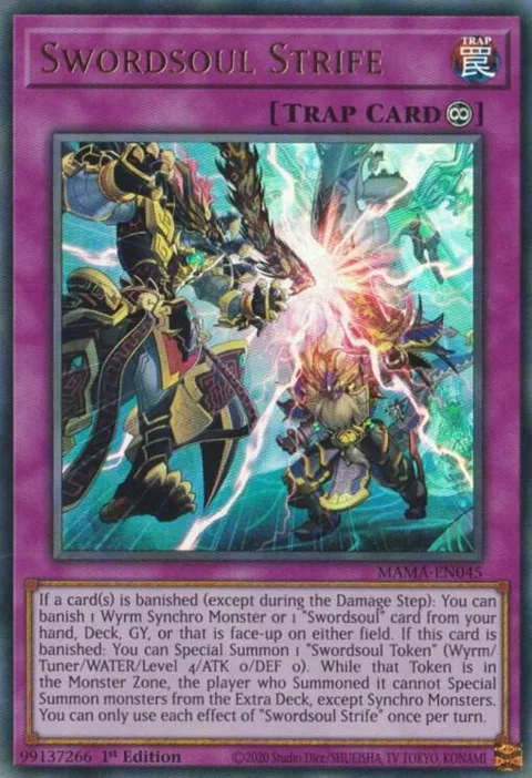 Swordsoul Strife MAMA-EN045 Yu-Gi-Oh card from Magnificent Mavens