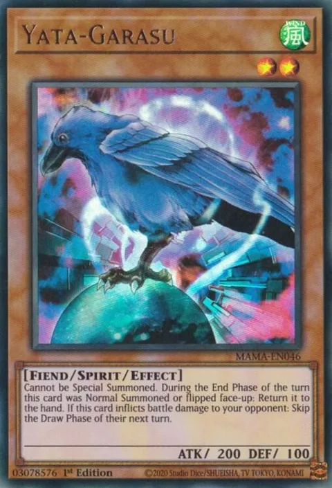 Yata-Garasu MAMA-EN046 Yu-Gi-Oh card from Magnificent Mavens