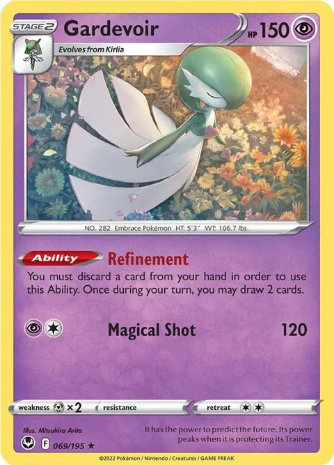 Gardevoir #069/195 Pokémon card from Silver Tempest