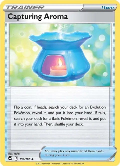 Capturing Aroma #153/195 Pokémon card from Silver Tempest