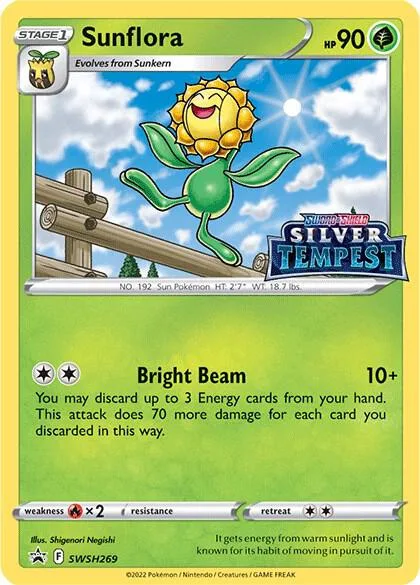 Sunflora - SWSH269 Prerelease #SWSH269 Holofoil Pokémon card from Sword & Shield Promo Cards