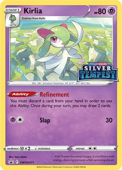Kirlia - SWSH271 Prerelease #SWSH271 Holofoil Pokémon card from Sword & Shield Promo Cards
