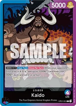 Kaido OP01-061 One Piece card from Romance Dawn
