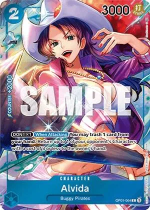 Alvida Box Topper OP01-064 One Piece card from Romance Dawn