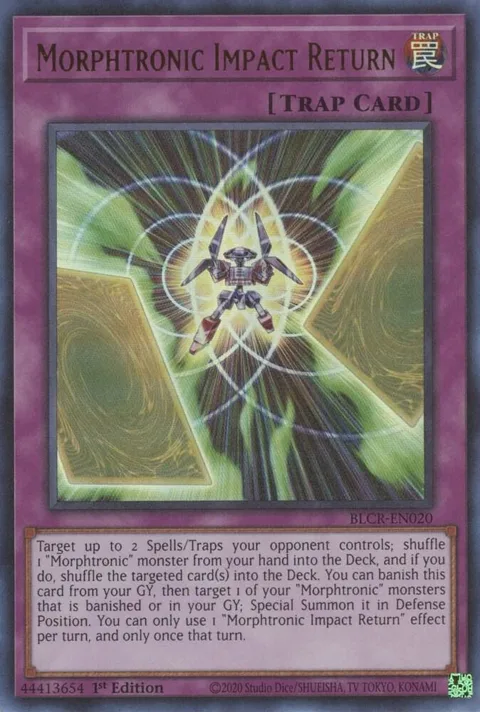 Morphtronic Impact Return BLCR-EN020 Yu-Gi-Oh card from Battles of Legend: Crystal Revenge