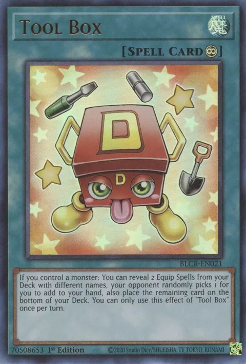 Tool Box BLCR-EN021 Yu-Gi-Oh card from Battles of Legend: Crystal Revenge